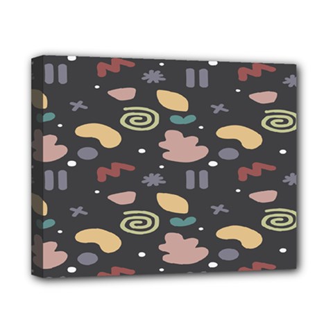 Funky Pattern Polka Wave Chevron Monster Canvas 10  X 8  by Mariart