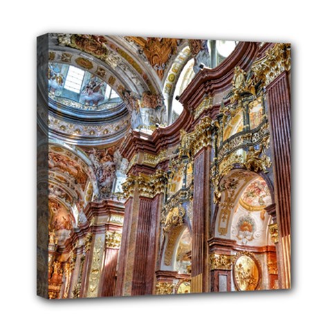 Baroque Church Collegiate Church Mini Canvas 8  X 8  by Nexatart