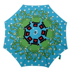 Octopus Sea Animal Ocean Marine Hook Handle Umbrellas (large) by Nexatart