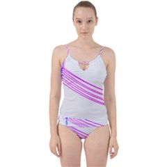 Electricty Power Pole Blue Pink Cut Out Top Tankini Set by Mariart