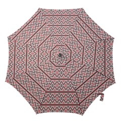 Clipart Embroidery Star Red Line Black Hook Handle Umbrellas (large) by Mariart