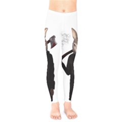 Evil Rabbit Kids  Legging by Valentinaart