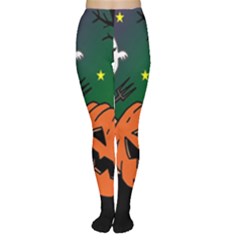 Happy Halloween Women s Tights by Mariart