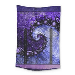 Beautiful Violet Spiral For Nocturne Of Scorpio Small Tapestry by jayaprime