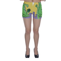 Dragon Skinny Shorts
