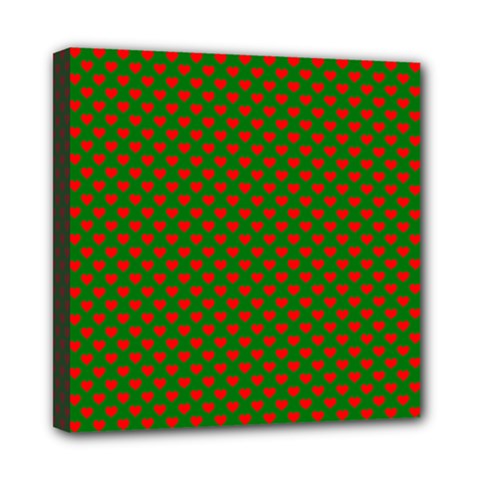 Grey And White Carbon Fiber Mini Canvas 8  X 8  by PodArtist