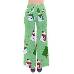 Snowman Pattern Pants by Valentinaart