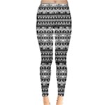 Zentangle Lines Pattern Leggings 
