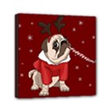 Pug Xmas Mini Canvas 6  x 6  View1