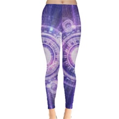 Blue Fractal Alchemy Hud For Bending Hyperspace Leggings  by jayaprime