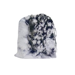 Earth Right Now Drawstring Pouches (large)  by Celenk