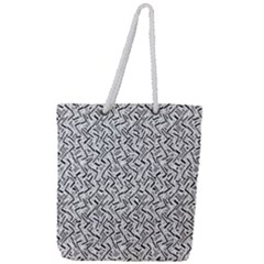 Wavy Intricate Seamless Pattern Design Full Print Rope Handle Tote (large) by dflcprints