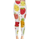 Happy Fruits Pattern Leggings  View1