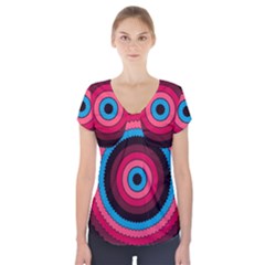 Oracle 02 Short Sleeve Front Detail Top by jumpercat