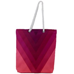 Tri 02 Full Print Rope Handle Tote (large) by jumpercat