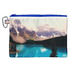 Austria Mountains Lake Water Canvas Cosmetic Bag (xl) by BangZart