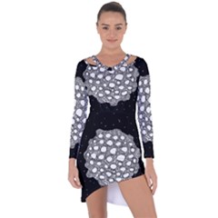 Strange Planet Asymmetric Cut-out Shift Dress by jumpercat
