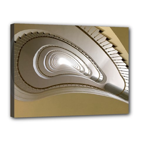 Staircase Berlin Architecture Canvas 16  X 12 