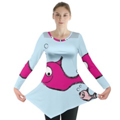 Fish Swarm Meeresbewohner Creature Long Sleeve Tunic  by BangZart