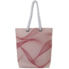 Background Light Glow Abstract Art Full Print Rope Handle Tote (small) by Celenk