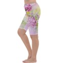 Flowers Pink Art Abstract Nature Cropped Leggings  View2