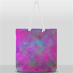 Background Texture Structure Full Print Rope Handle Tote (large) by Celenk