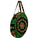Magic Of Life A Orchid Mandala So Bright Giant Round Zipper Tote View3