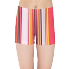 Abstract Background Pattern Textile Kids Sports Shorts by Celenk
