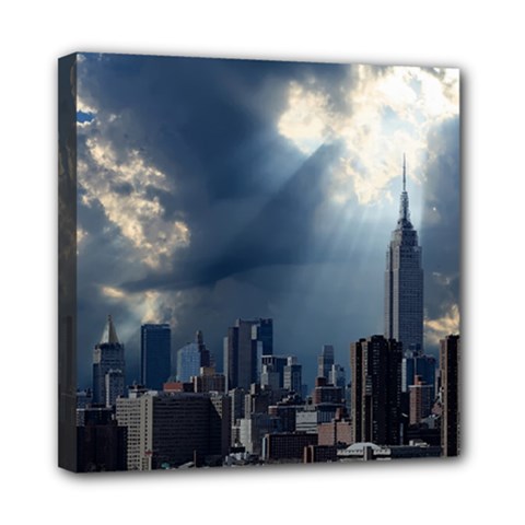 New York America New York Skyline Mini Canvas 8  X 8  by Celenk