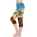 Mountain Sky Landscape Nature Capri Leggings  View3