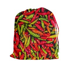 Chilli Pepper Spicy Hot Red Spice Drawstring Pouches (xxl) by Celenk