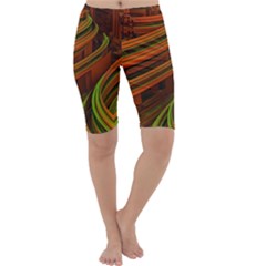 Science Fiction Technology Cropped Leggings  by Celenk