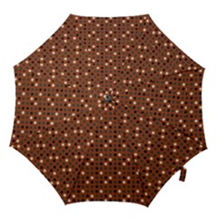 Grey Eggs On Russet Brown Hook Handle Umbrellas (large)