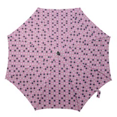 Teal White Eggs On Pink Hook Handle Umbrellas (large)