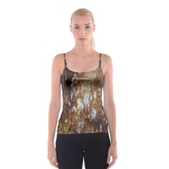 Rusty Texture Pattern Daniel Spaghetti Strap Top by Nexatart