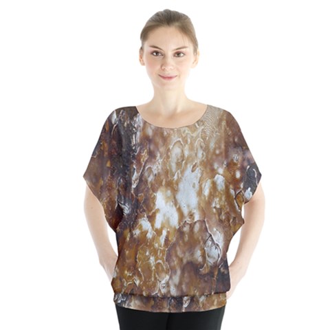Rusty Texture Pattern Daniel Blouse by Nexatart