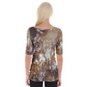 Rusty Texture Pattern Daniel Wide Neckline Tee View2