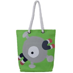 Magnemite (blue) Full Print Rope Handle Tote (small) by SamEarl13