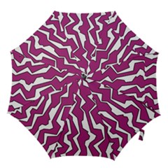 Electric Pink Polynoise Hook Handle Umbrellas (small) by jumpercat