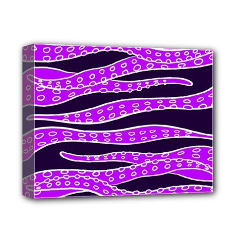 Purple Tentacles Deluxe Canvas 14  X 11  by jumpercat