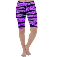 Purple Tentacles Cropped Leggings  by jumpercat