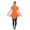 Seamless Pattern Design Tiling Short Sleeve Tunic  View2