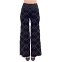 Black And White Grid Pattern Pants View1