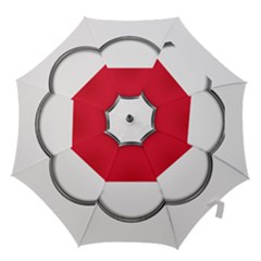 Monaco Or Indonesia Country Nation Nationality Hook Handle Umbrellas (large)