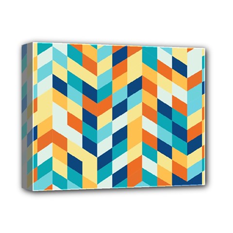 Geometric Retro Wallpaper Deluxe Canvas 14  X 11  by Nexatart