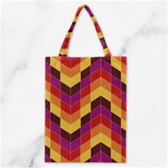 Geometric Pattern Triangle Classic Tote Bag by Nexatart