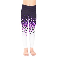 Flat Tech Camouflage Reverse Purple Kids  Legging by jumpercat