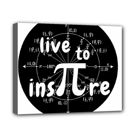 Pi Day Canvas 10  X 8  by Valentinaart