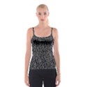 Elio s Shirt Faces in White Outlines on Black Crying Scene Spaghetti Strap Top View1
