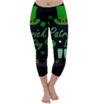 St Patricks Leprechaun Capri Winter Leggings 